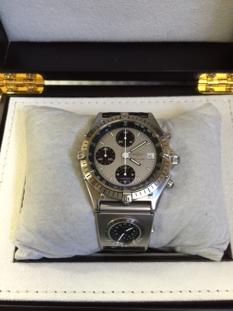 Breitling Chronomat with UTC - $1,200