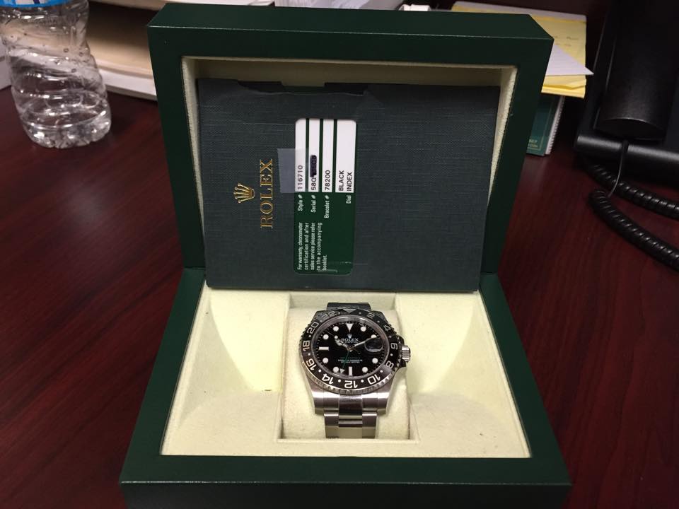Rolex GMT-Master II w/ Box & Papers - $6700