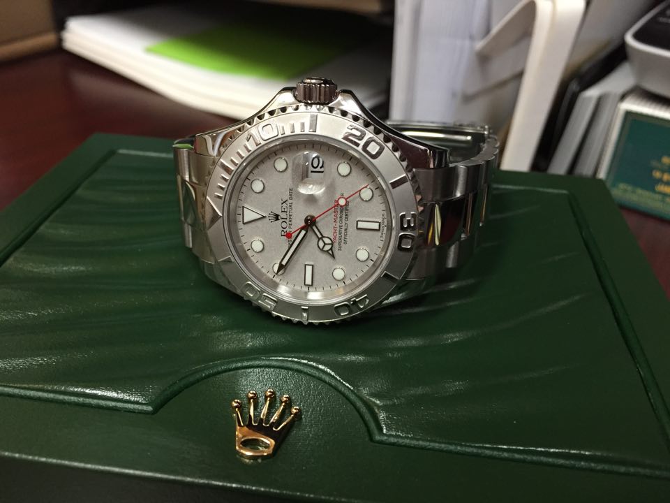 Rolex Yachtmaster Steel & Platinum - $6500