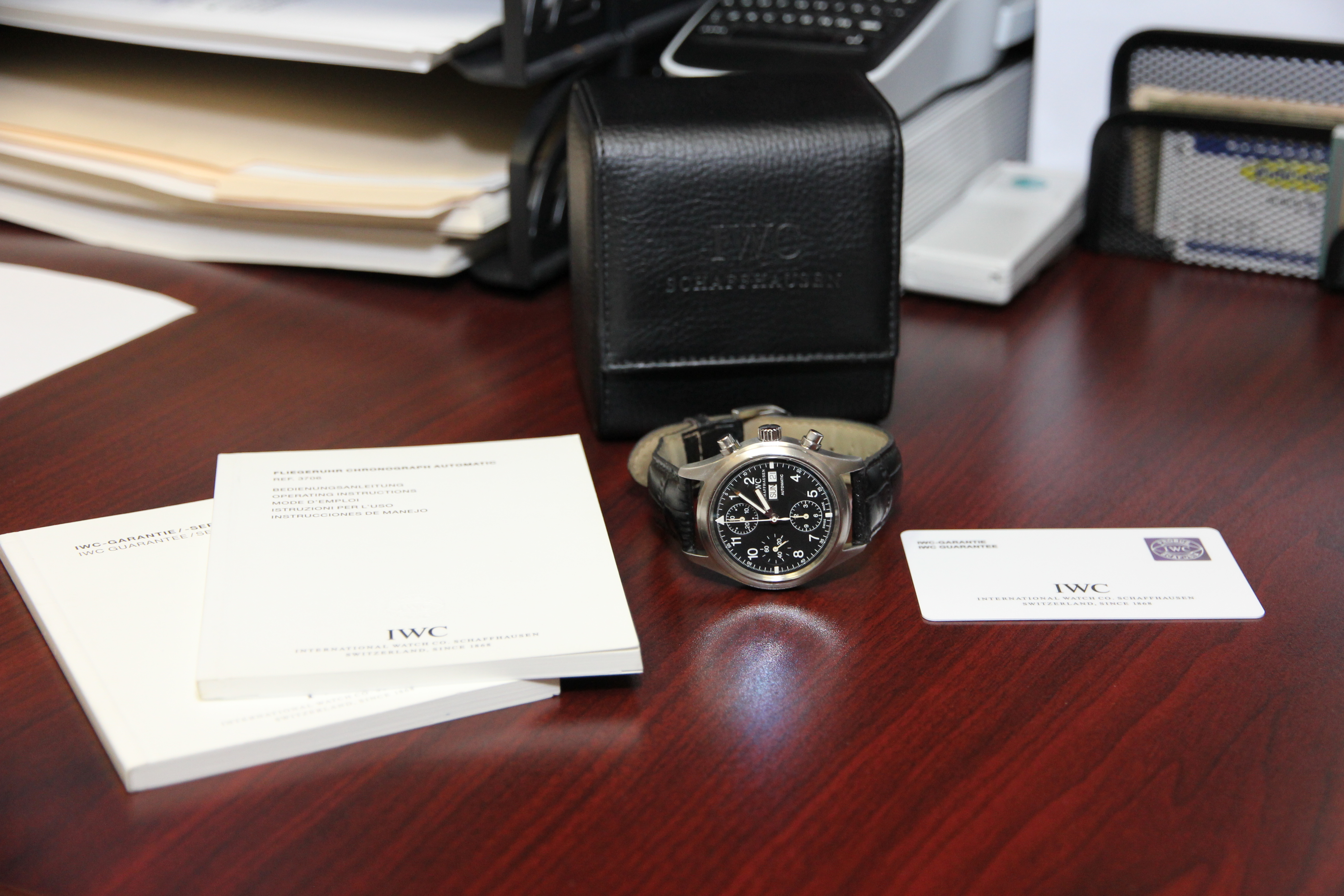 IWC Classic Pilot Chronograph - $3,600