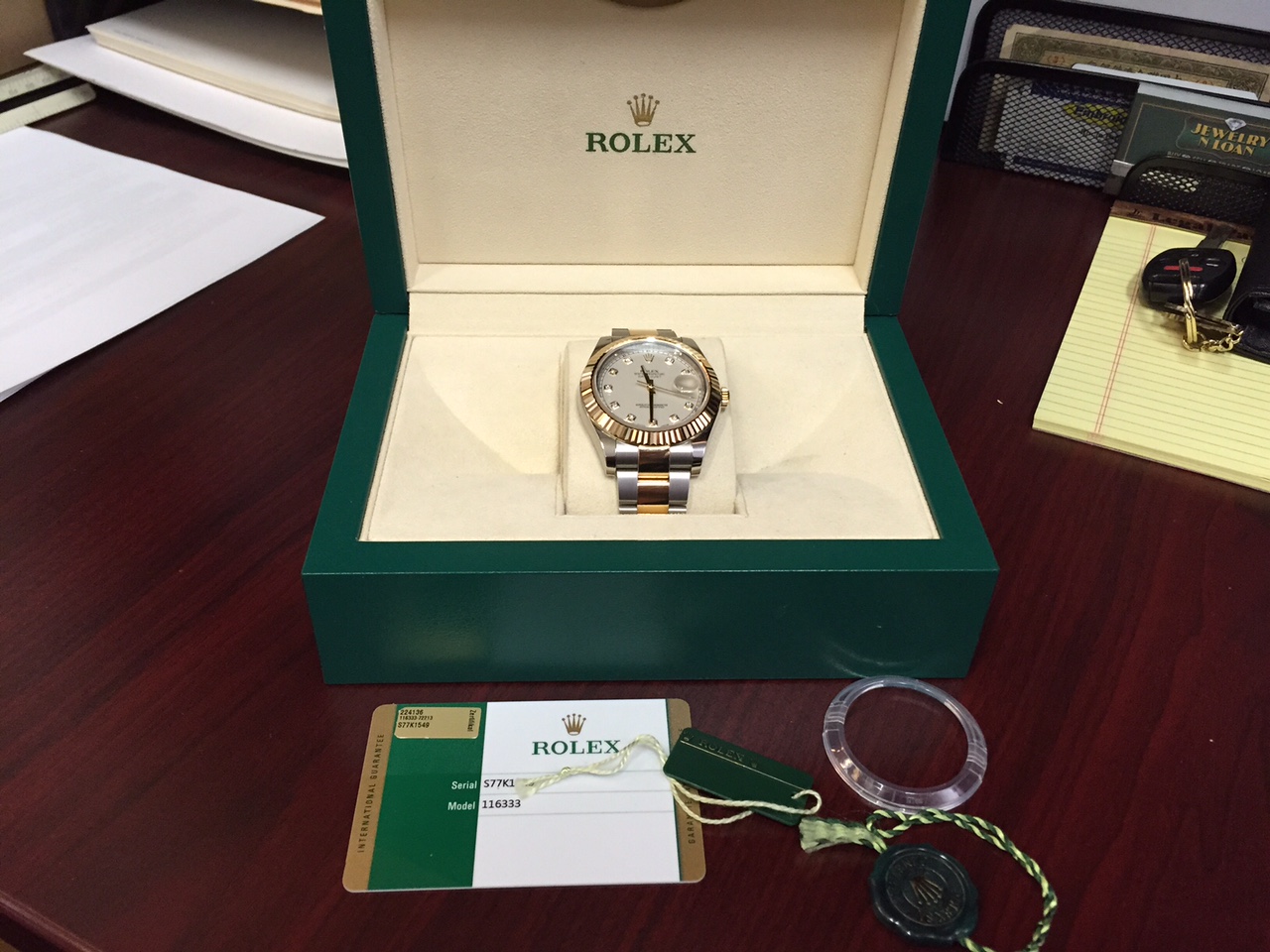 Rolex Two-Tone Datejust II - $10,500