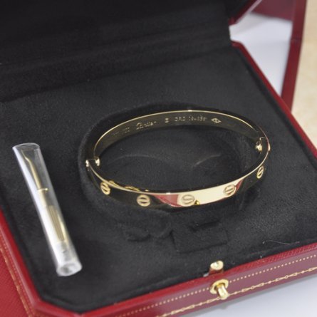 cartier love bracelet on finance