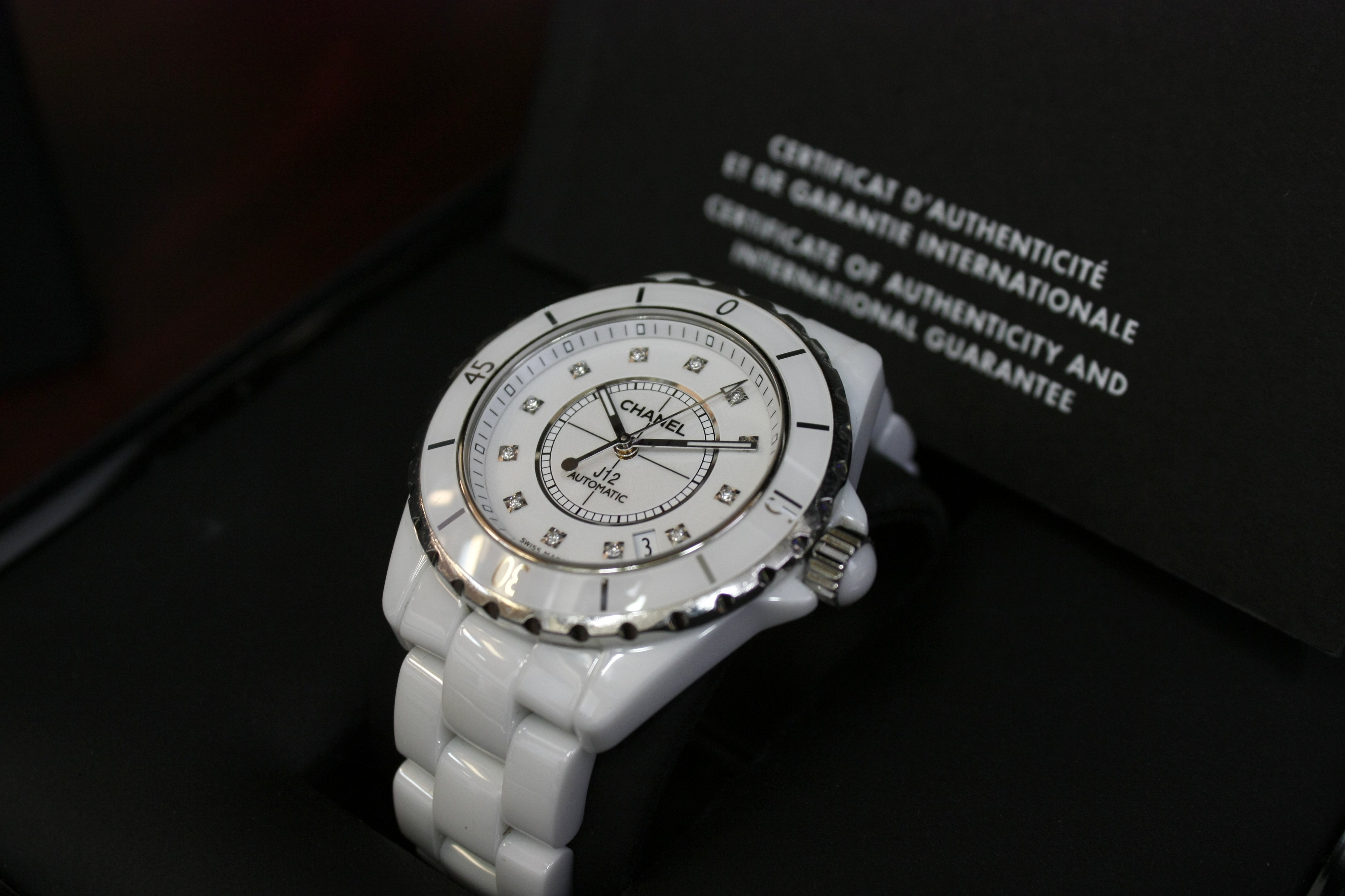 Chanel J12 Ceramic Diamond Watch - $3,800