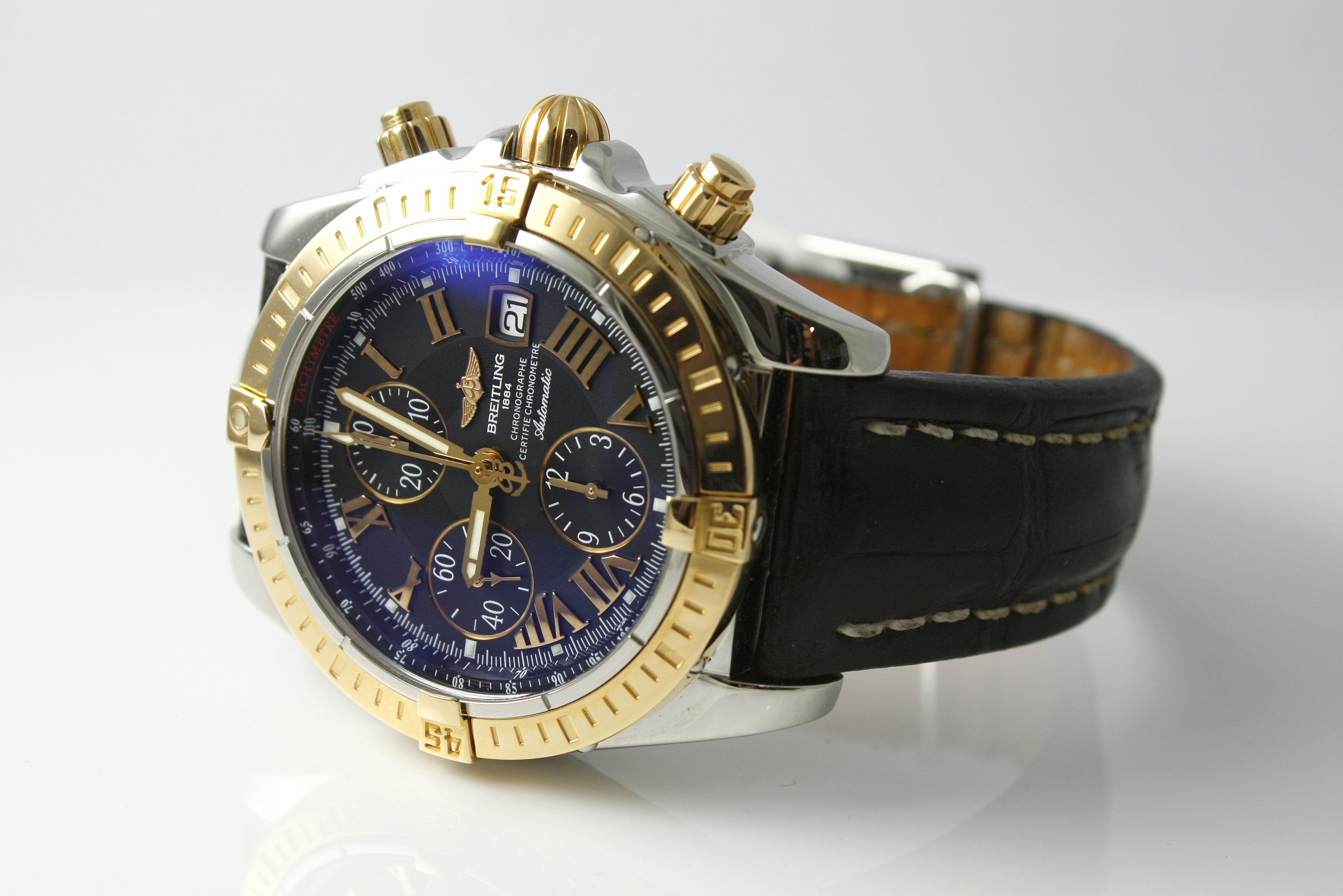 Breitling Rose Gold Chronomat Evolution - $3,800